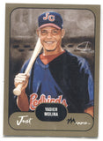 2002 Yadier Molina Just Minors JUST PROSPECTS GOLD ROOKIE RC #22 St. Louis Cardinals 5