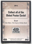 2021 Global Posters Chrome Star Wars Galaxy THE EMPIRE STRIKES BACK BRAZIL REFRACTOR #GP-8 JEDI