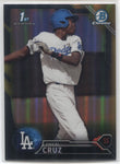 2016 Oneal Cruz Bowman Chrome PROSPECTS 1ST BOWMAN BLACK GOLD REFRACTOR #BCP204 Los Angeles Dodgers