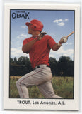 2011 Mike Trout Tristar Obak #88 Anaheim Angels 1