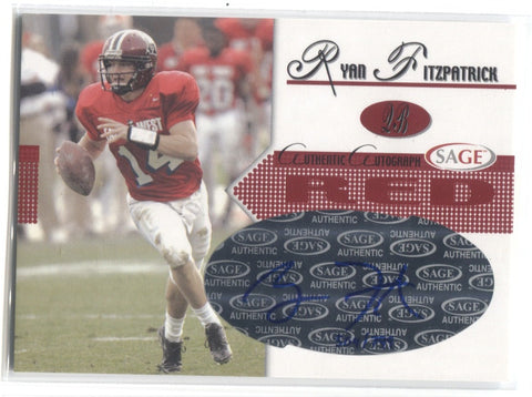 2005 Ryan Fitzpatrick Topps Pristine ROOKIE PERSONAL ENDORSEMENTS AUTO