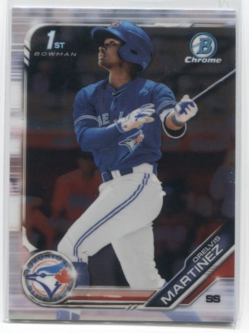 2019 Orelvis Martinez Bowman Chrome 1ST BOWMAN PROSPECT #BCP69 Toronto Blue Jays 2