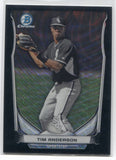 2014 Tim Anderson Bowman Chrome BLACK WAVE REFRACTOR #CTP47 Chicago White Sox
