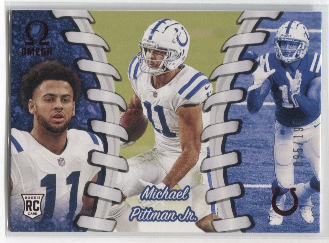 Michael Pittman Jr. Autographed 2020 Panini Donruss Optic Silver Prizm