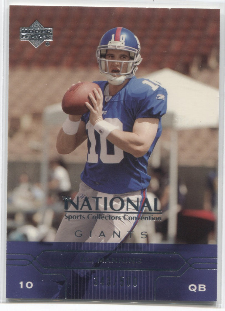 2004 Eli Manning Upper Deck THE NATIONAL ROOKIE RC #TN12 New York Gian