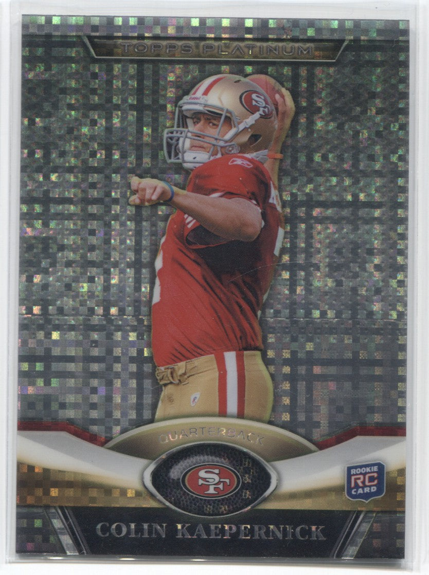 2011 Colin Kaepernick Topps Platinum XFRACTOR ROOKIE RC #59 San Franci