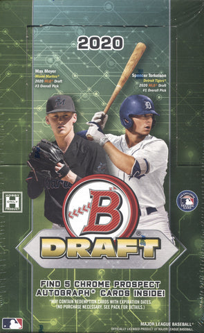 2020 Bowman Draft Super Jumbo Baseball, Box