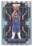 2021-22 Jonathan Kuminga Panini Prizm SILVER ROOKIE RC #307 Golden State Warriors