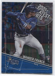 2022 Wander Franco Topps 2021'S GREATEST HITS RAINBOW FOIL ROOKIE RC #21GH5 Tampa Bay Rays