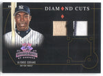 2005 Alfonso Soriano Donruss Diamond Kings DIAMOND CUTS DUAL JERSEY BAT 052/100 RELIC #DC-3 New York Yankees