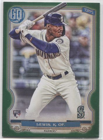 2020 Kyle Lewis Topps Gypsy Queen GREEN ROOKIE RC #226 Seattle Mariners