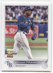 2022 Wander Franco Topps Series 1 ROOKIE RC #215 Tampa Bay Rays 32