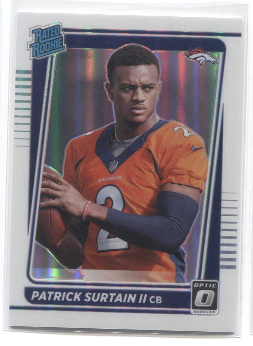 2021 Patrick Surtain II Donruss Optic HOLO SILVER PHOTO VARIATION RATE