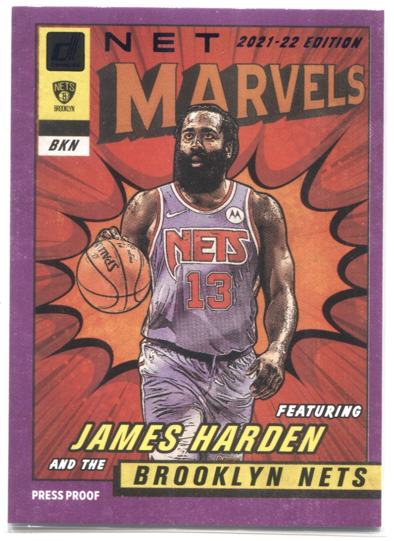 JAMES shops HARDEN 2020-21 DONRUSS #178 R RED EXPLOSION /15