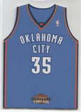 2010-11 Kevin Durant Panini Threads AWAY JERSEY DIE CUT #37 Oklahoma City Thunder