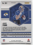 2021 Jake Faulk Panini Mosaic GENESIS SSP ROOKIE RC #381 Los Angeles Rams