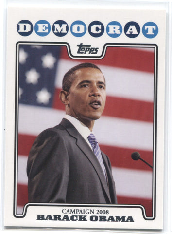 2008 Barack Obama Topps CAMPAIGN 2008 #C08-BO President of the United States 2