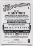 2018 Gleyber Torres Donruss RATED ROOKIE AQUA 170/299 #65 New York Yankees