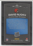 2017 David Njoku Donruss Optic BLACK RATED ROOKIE 15/25 RC #164 Cleveland Browns