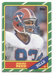 1986 Andre Reed Topps #389 Buffalo Bills HOF 2