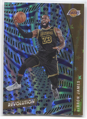  2020-21 Panini Select Blue #23 LeBron James Concourse