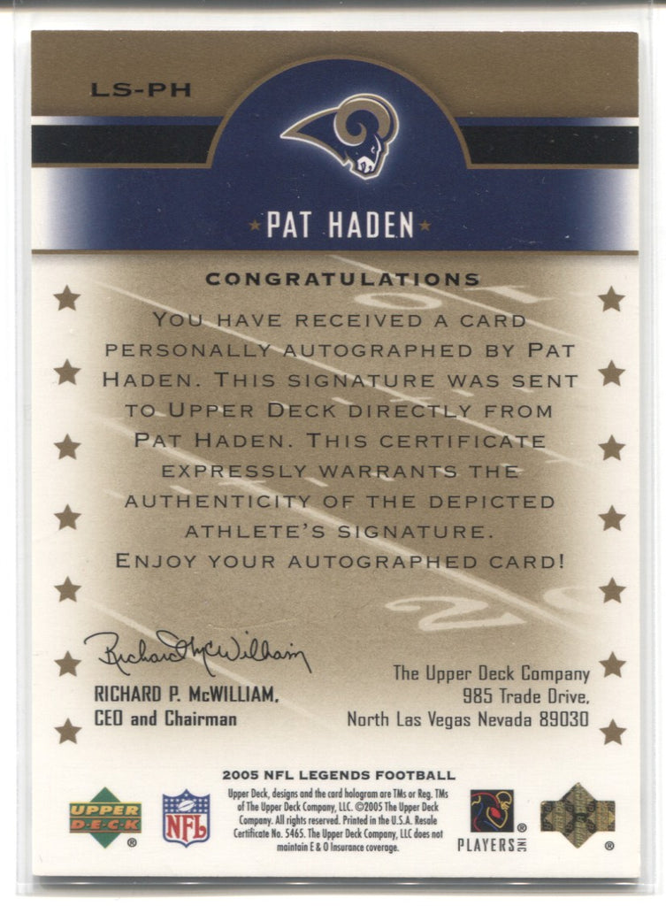 Pat Haden Football Cards