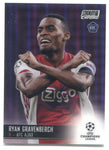 2020-21 Ryan Gravenberch Topps Stadium Club Chrome UEFA Champions League REFRACTOR ROOKIE RC #33 AFC Ajax