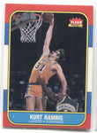 1986-87 Kurt Rambis Fleer #89 Los Angeles Lakers