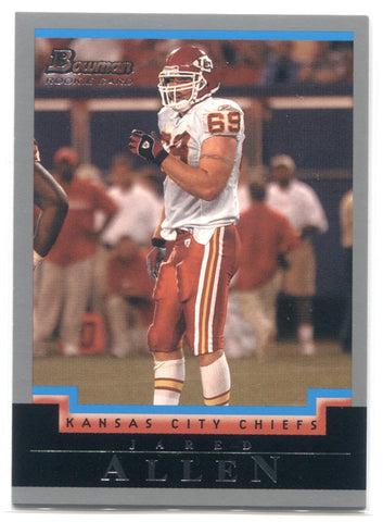 2004 Jared Allen Bowman ROOKIE RC #233 Kansas City Chiefs