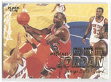1997-98 Michael Jordan Fleer #23 Chicago Bulls HOF 5