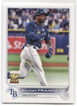 2022 Wander Franco Topps Series 1 ROOKIE RC #215 Tampa Bay Rays 9