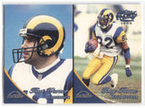 1999 Kurt Warner Tony Horne Pacific ROOKIE RC #343 St. Louis Rams HOF 2