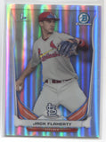 2014 Jack Flaherty Bowman Chrome Draft 1ST BOWMAN REFRACTOR ROOKIE RC #CDP30 St. Louis Cardinals 14