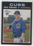 2020 Nico Hoerner Topps Heritage ACTION ROOKIE RC #121 Chicago Cubs 3