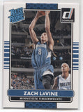 2014-15 Zach LaVine Panini Donruss RATED ROOKIE RC #221 Minnesota Timberwolves 2