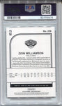 2019-20 Zion Williamson Panini NBA Hoops ROOKIE RC PSA 9 #258 New Orleans Pelicans 5876