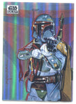 2021 Brian Stelfreeze - A Dangerous Boba Fett Topps Chrome Star Wars Galaxy REFRACTOR #11 JEDI