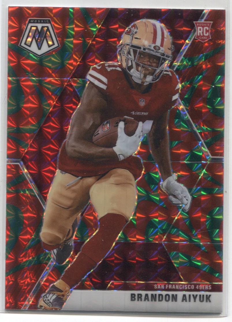 2020 Panini Black Emerald #123 Brandon Aiyuk 49ers RC 02/10