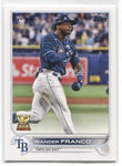 2022 Wander Franco Topps Series 1 ROOKIE RC #215 Tampa Bay Rays 21