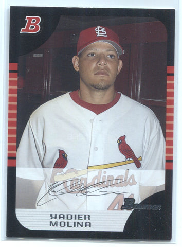 2005 Yadier Molina Bowman Draft Picks & Prospects #BDP17 St. Louis Cardinals