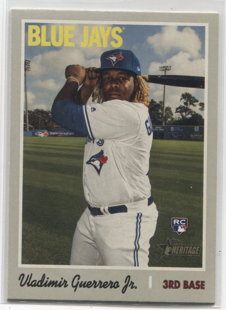 2019 Vladimir Guerrero Jr. Topps Heritage ROOKIE RC #504 Toronto Blue