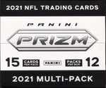 2021 Panini Prizm Football, 20 Cello Multi-Pack Box Case