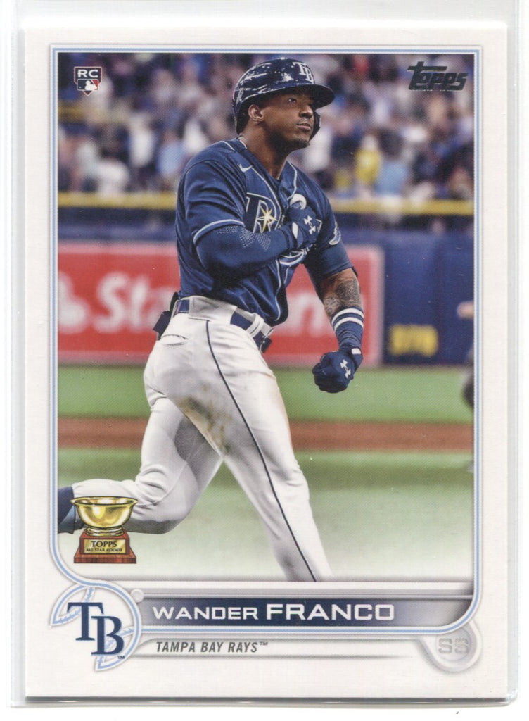 Wander franco jersey patch rookie card rays