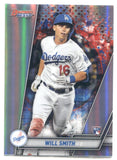 2019 Will Smith Bowman's Best REFRACTOR ROOKIE RC #41 Los Angeles Dodgers