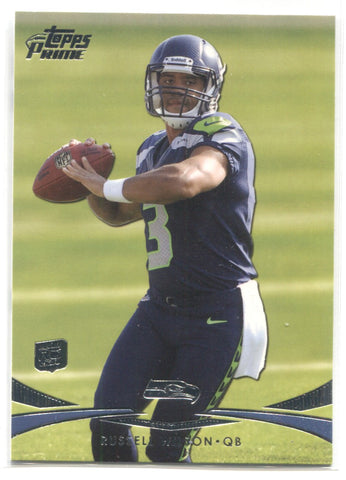 2012 Russell Wilson Topps Prime ROOKIE RC #78 Seattle Seahawks 3