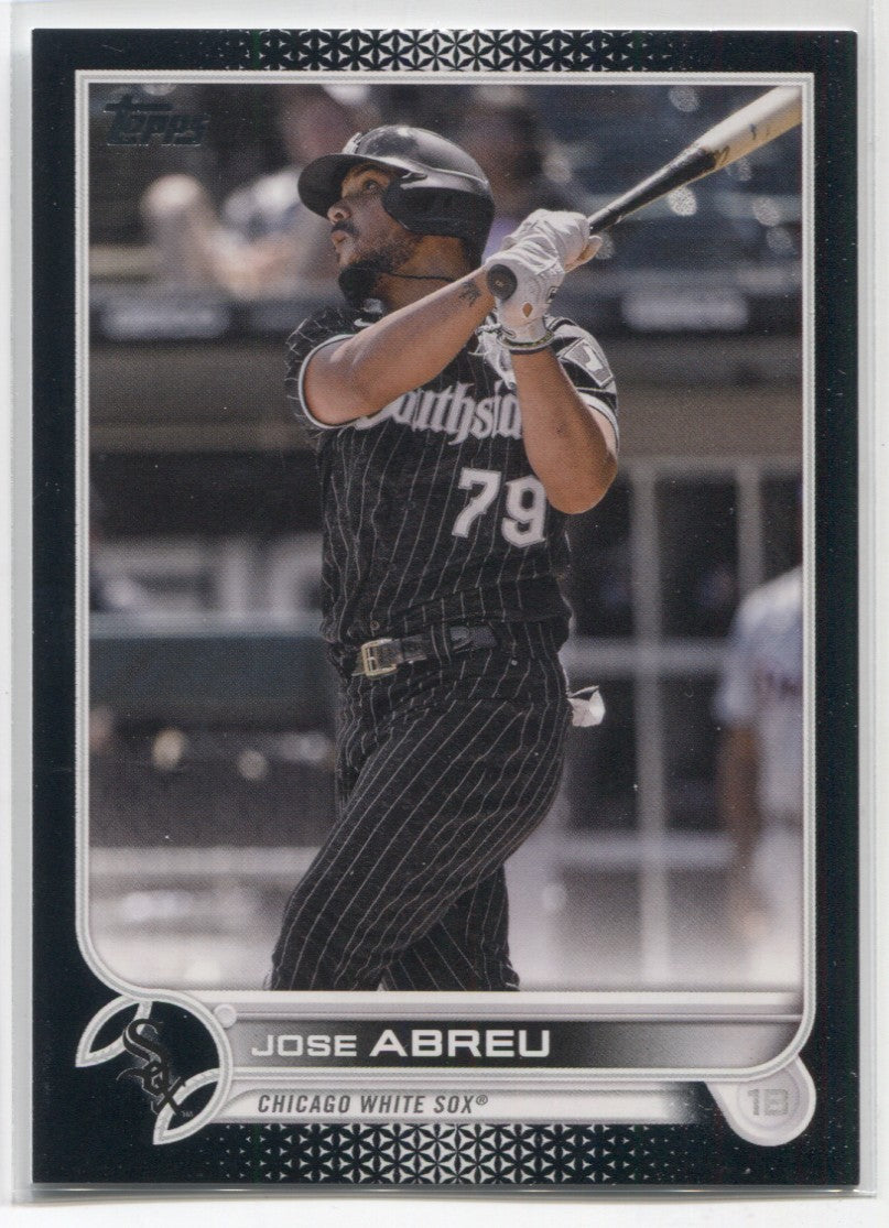 Jose Abreu Autographed Leaf Card