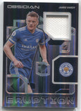 2021-22 Jamie Vardy Panini Obsidian ERUPTION JERSEY RELIC 048/149 #E-JVA Leicester City FC