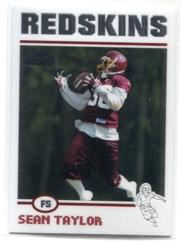 2004 Sean Taylor Topps Chrome ROOKIE RC #202 Washington Redskins