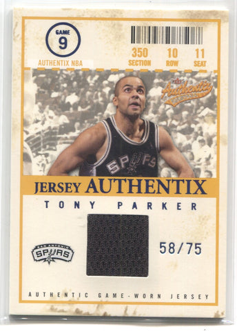 Carmelo Anthony 2005 Fleer Supreme Court Game-Worn Jersey Card
