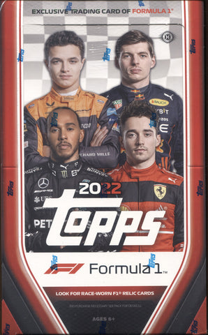 2022 Topps Formula 1 Racing, Box